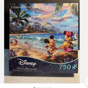 Disney Thomas Kinkade Tropical Island Puzzle -  Hawaii